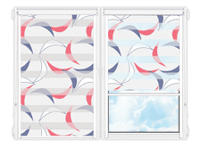 Рулонные кассетные шторы День Ночь Ченто-513 цена. Купить в «Мастерская Жалюзи»