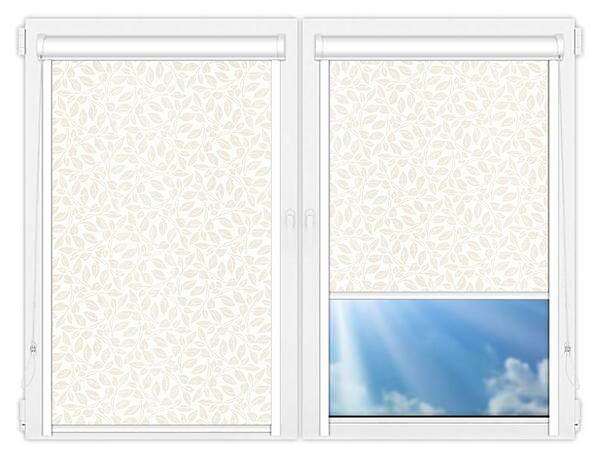 Кассетные рулонные шторы UNI Лэйси-блэкаут-белый цена. Купить в «Мастерская Жалюзи»