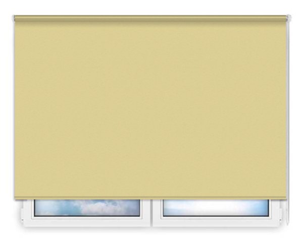 Стандартные рулонные шторы Куба-жёлтый цена. Купить в «Мастерская Жалюзи»