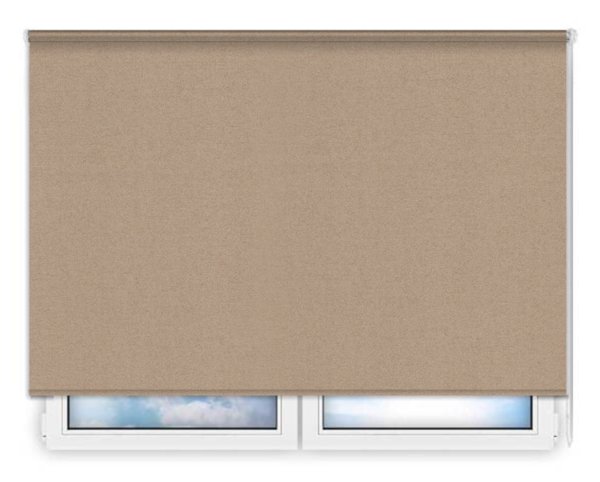 Стандартные рулонные шторы Металлик-кофе цена. Купить в «Мастерская Жалюзи»