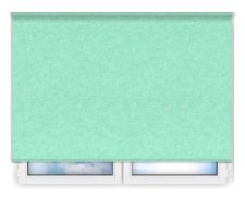 Стандартные рулонные шторы Шелк-бирюзовый цена. Купить в «Мастерская Жалюзи»